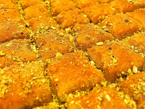 baklavas served at Café Istanbul in Manchester  