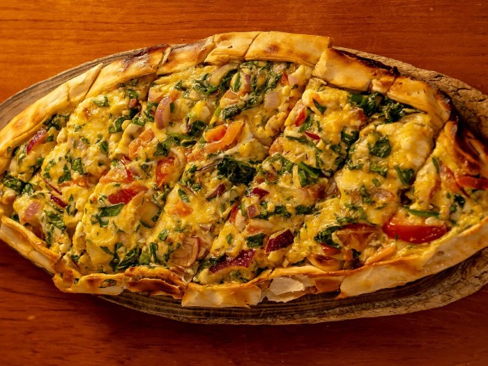  pide served at Café Istanbul in Manchester  